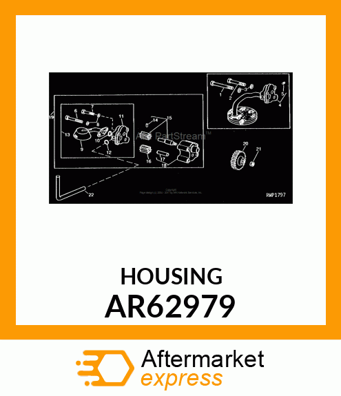 Housing - HOUSING ,OIL PUMP AR62979