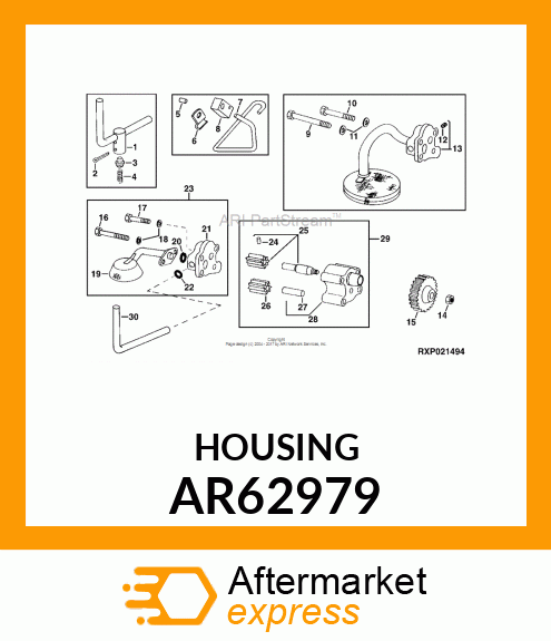 Housing - HOUSING ,OIL PUMP AR62979