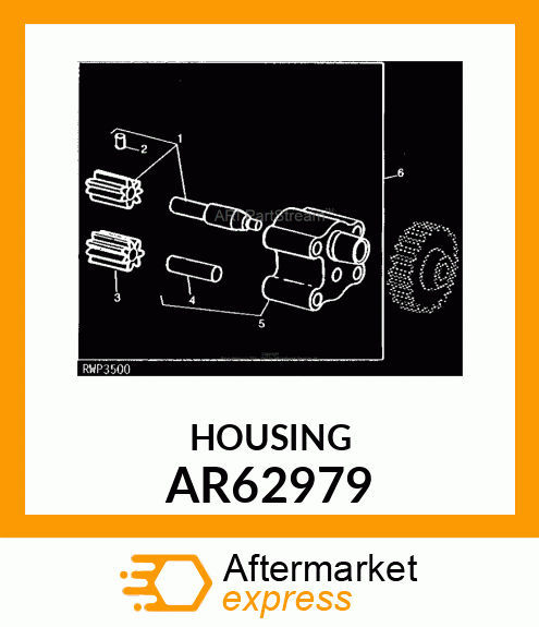 Housing - HOUSING ,OIL PUMP AR62979