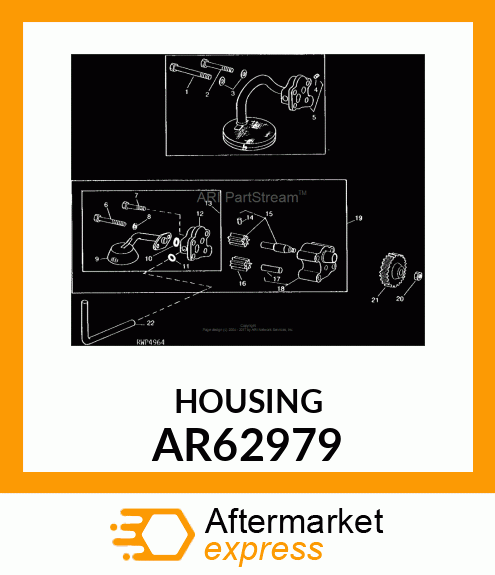 Housing - HOUSING ,OIL PUMP AR62979