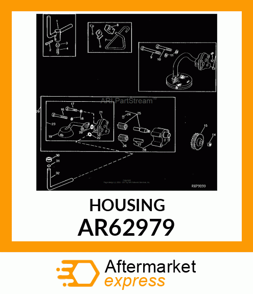 Housing - HOUSING ,OIL PUMP AR62979