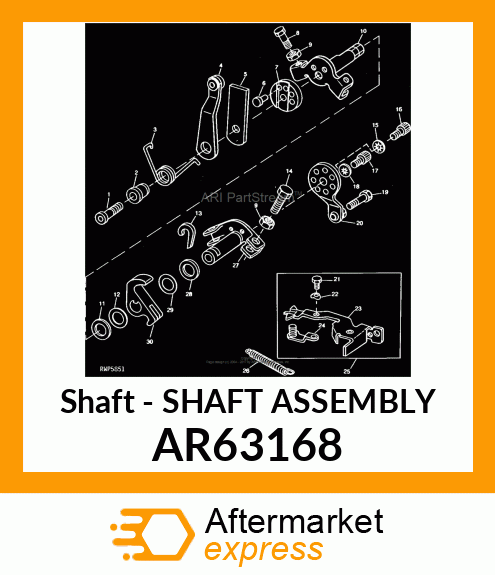 Shaft - SHAFT ASSEMBLY AR63168