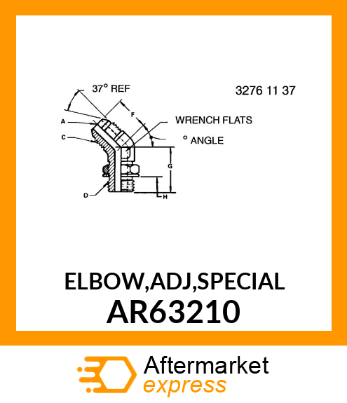 ELBOW,ADJ,SPECIAL AR63210