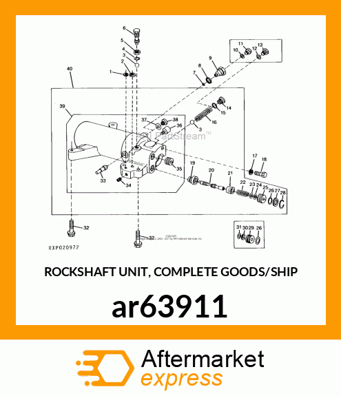 ROCKSHAFT UNIT, COMPLETE GOODS/SHIP ar63911