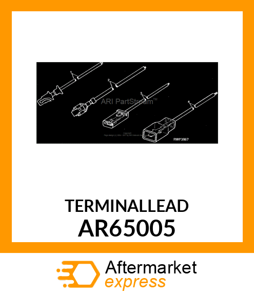 ELEC. CONNECTOR TERMINAL, MALE BLAD AR65005