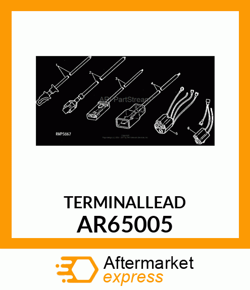 ELEC. CONNECTOR TERMINAL, MALE BLAD AR65005