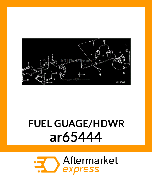 KIT, FUEL GAUGE, 30 OHM ar65444