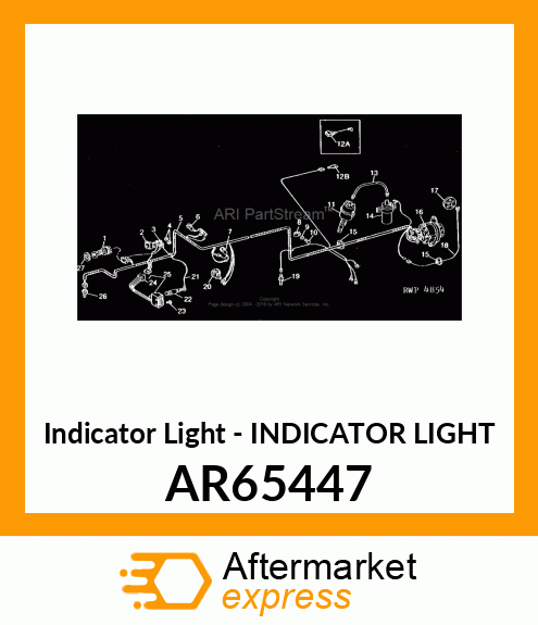 Indicator Light - INDICATOR LIGHT AR65447
