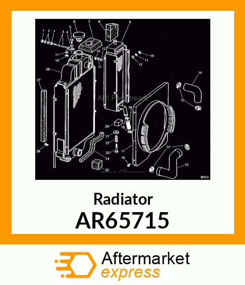 RADIATOR AR65715