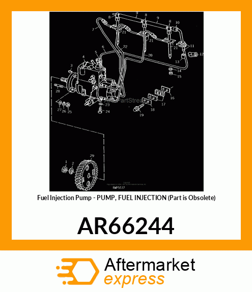 Fuel Injection Pump - PUMP, FUEL INJECTION (Part is Obsolete) AR66244