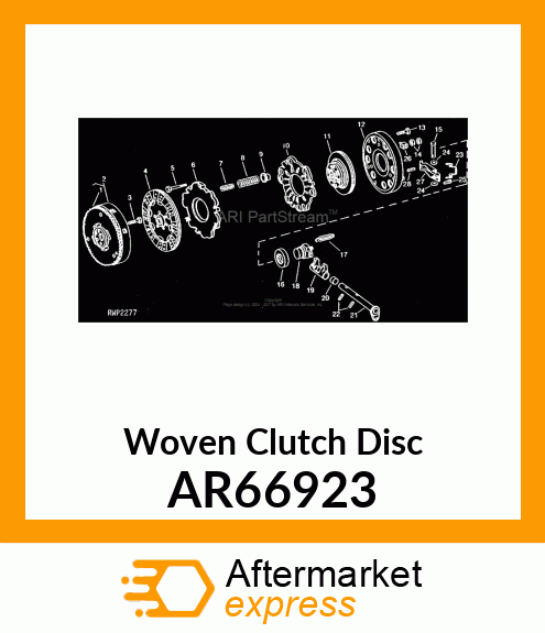 Clutch Disk - DISK,CLUTCH AR66923