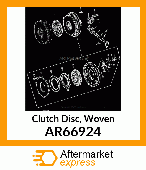 Clutch Disk - DISK,CLUTCH AR66924