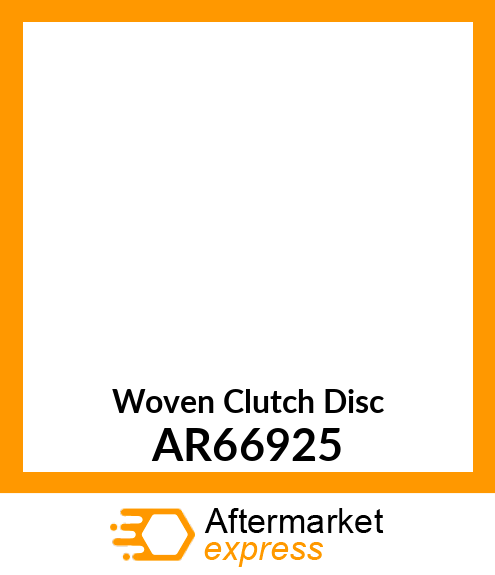 Disk - DISK,CLUTCH AR66925