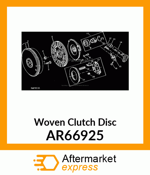 Disk - DISK,CLUTCH AR66925