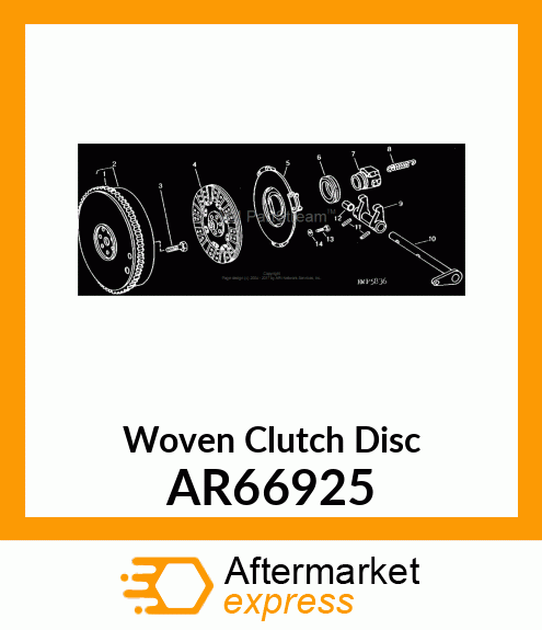 Disk - DISK,CLUTCH AR66925