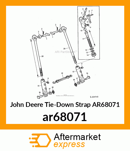 Down Strap ar68071