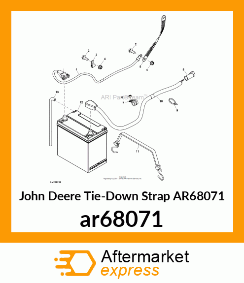 Down Strap ar68071