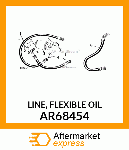 LINE, FLEXIBLE OIL AR68454