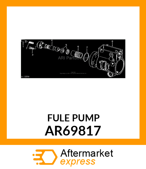 Fuel Injection Pump - PUMP ,FUEL INJECTION AR69817