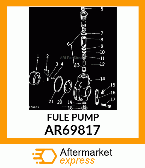 Fuel Injection Pump - PUMP ,FUEL INJECTION AR69817