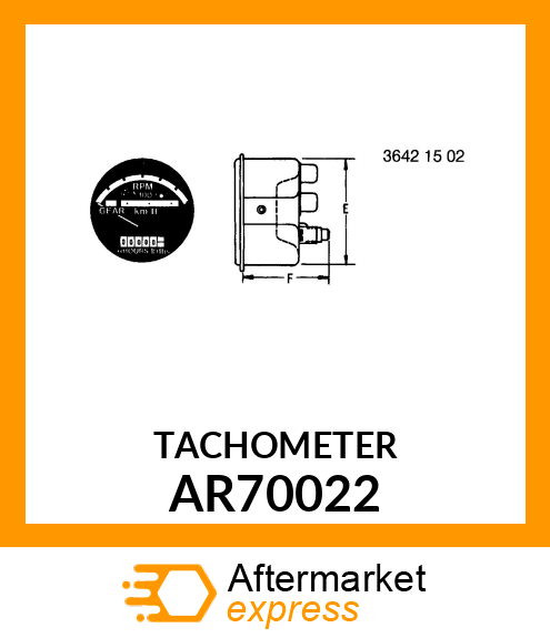 TACHOMETER AR70022