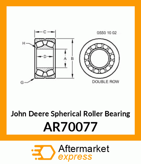 SPHERICAL ROLLER BEARING AR70077