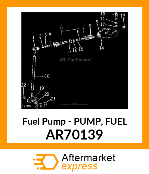Fuel Pump AR70139