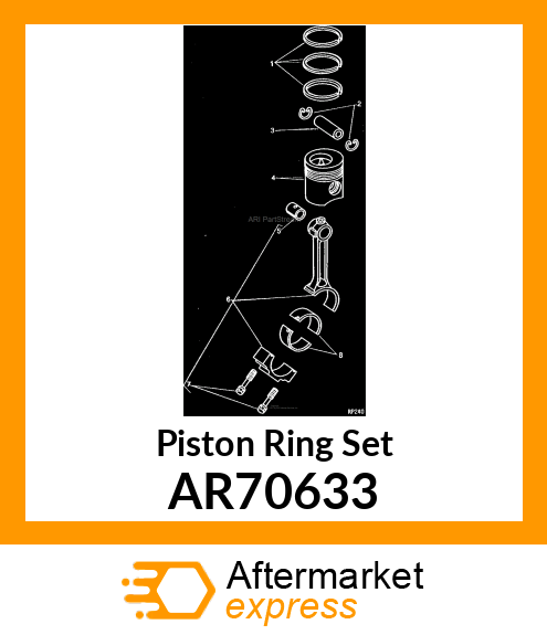 SET,PISTON RING AR70633