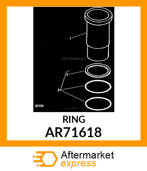 KIT,CYLINDER LINER PACKING AR71618