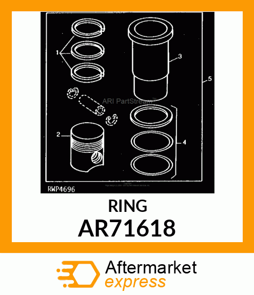 KIT,CYLINDER LINER PACKING AR71618