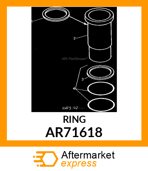 KIT,CYLINDER LINER PACKING AR71618