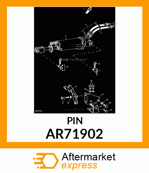 PIN W/CLIP AR71902
