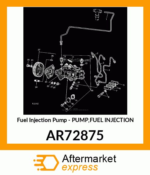 Fuel Injection Pump - PUMP,FUEL INJECTION AR72875