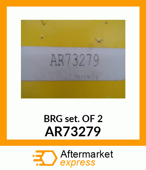 BEARING, CONNECTING ROD, ASSEMBLY AR73279