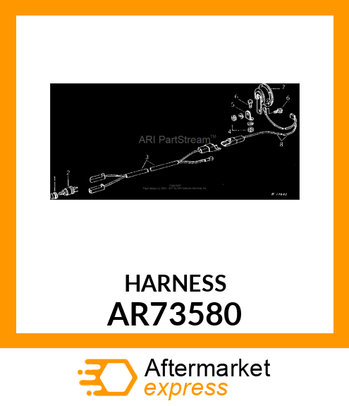 HARNESS, WIRING AR73580