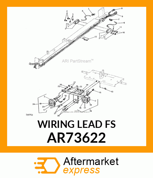 Wiring Lead - LEAD, WIRING AR73622