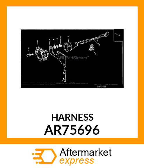 HARNESS, WIRING AR75696