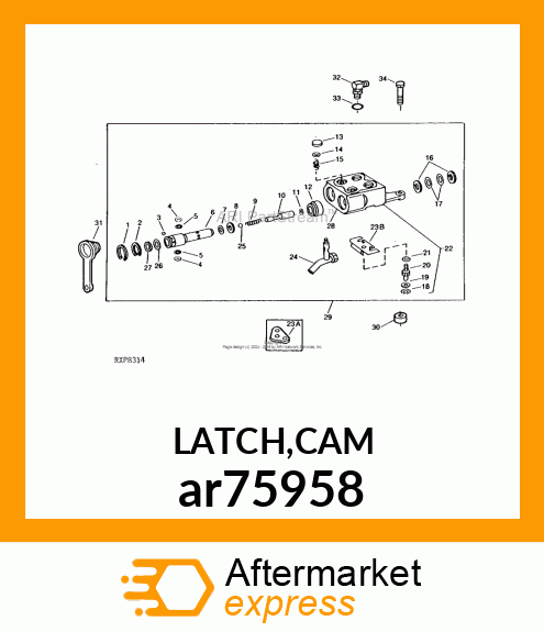 LATCH,CAM ar75958