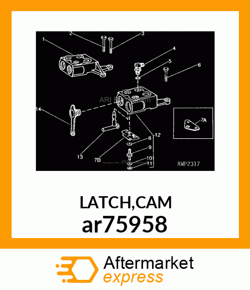 LATCH,CAM ar75958