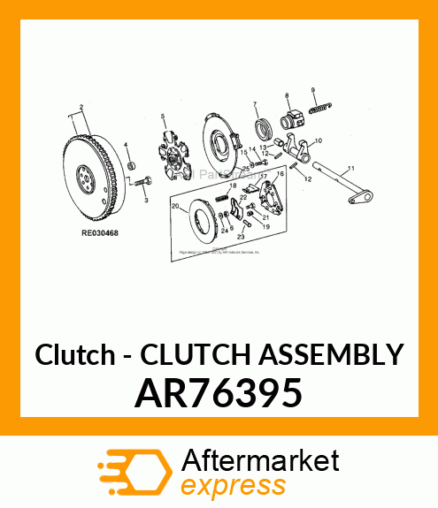 Clutch - CLUTCH ASSEMBLY AR76395