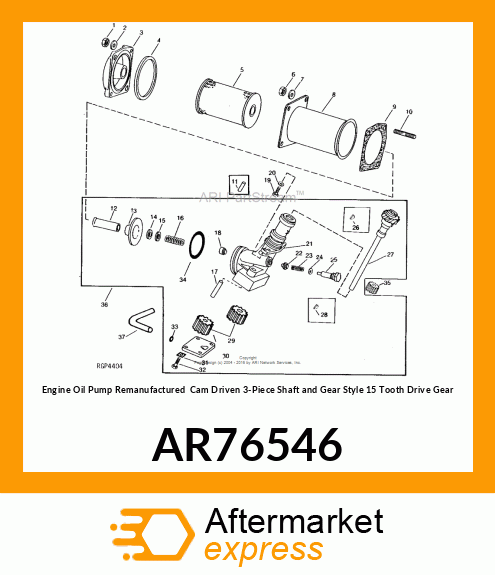 Oil Pump - AR76546