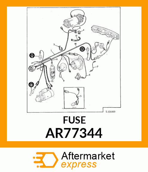 FUSE,THERMAL AR77344