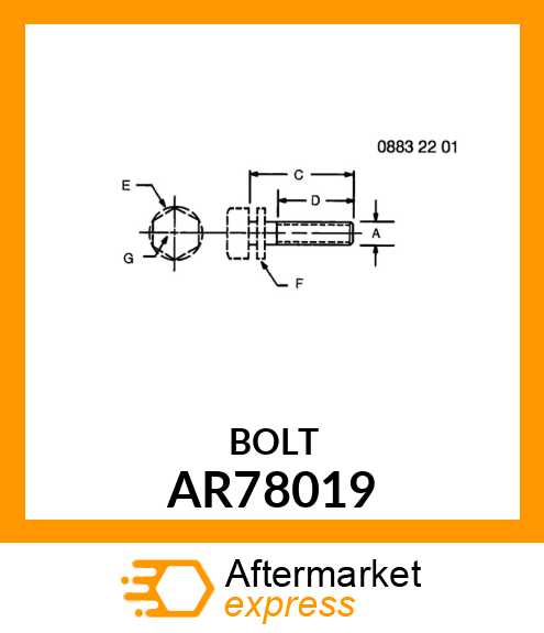 SCREW WITH LOCK AR78019