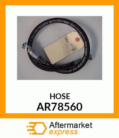 Spare part AR78560 + LINE, FLEXIBLE OIL