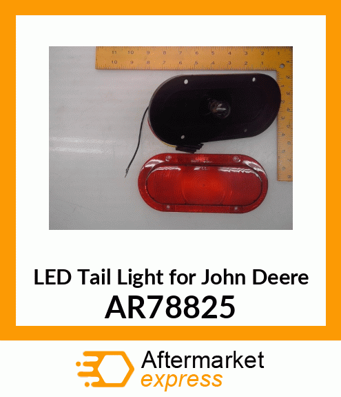 LAMP,TAIL,WITH NUT AND WASHER AR78825