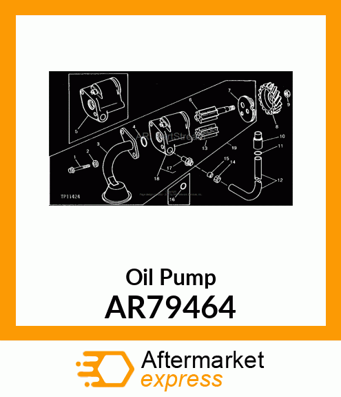 PUMP,ENGINE OIL,ASSEMBLY AR79464