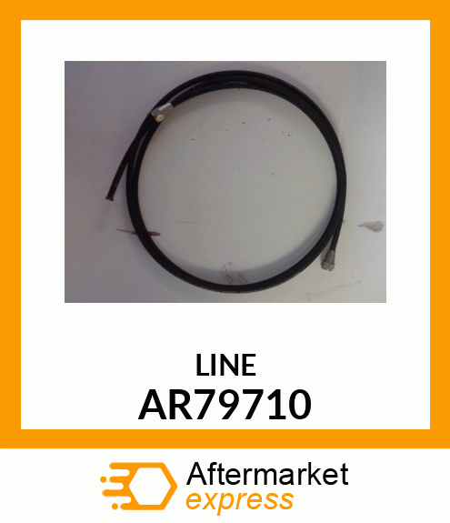 OIL LINE, PUMP SEAL DRAIN AR79710