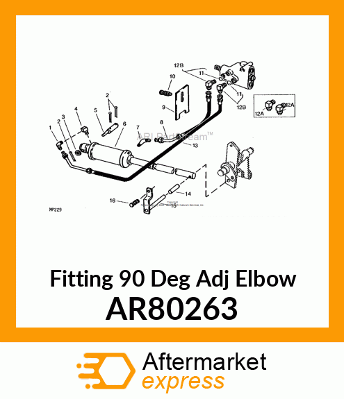 Fitting 90 Deg Adj Elbow AR80263