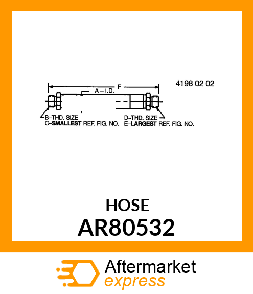 HOSE AR80532