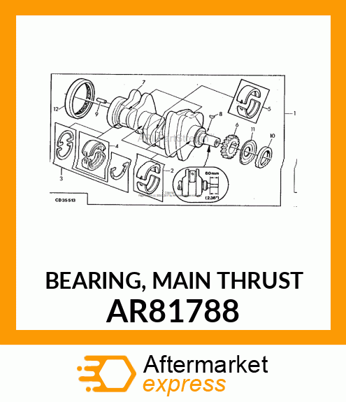 BEARING, MAIN THRUST AR81788